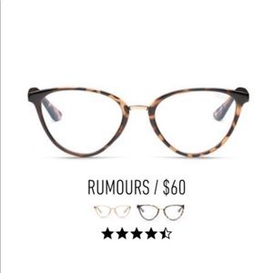 Quay Australia Blue Light Glasses (Rumours)